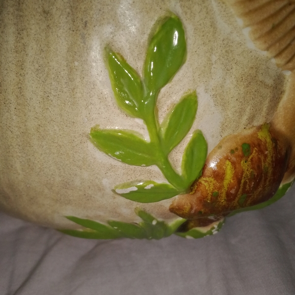 Vintage Mushroom 1973 Folk Art Cookie Jar - Picture 10 of 12